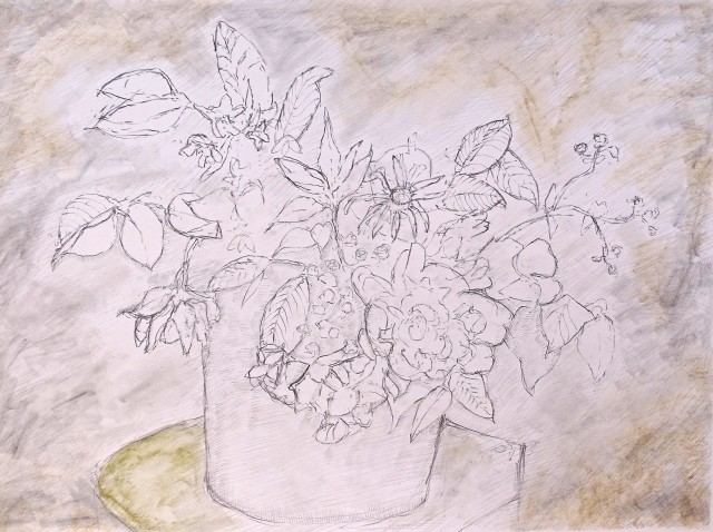 Wolfgang Bittkau - Stilleben mit Blumen