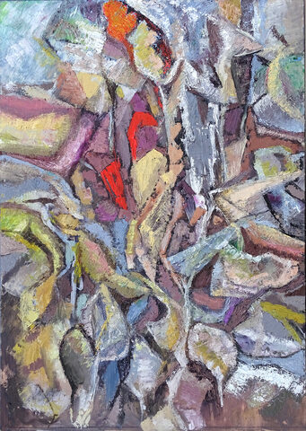 Wolfgang Bittkau - Stilleben mit Rot
