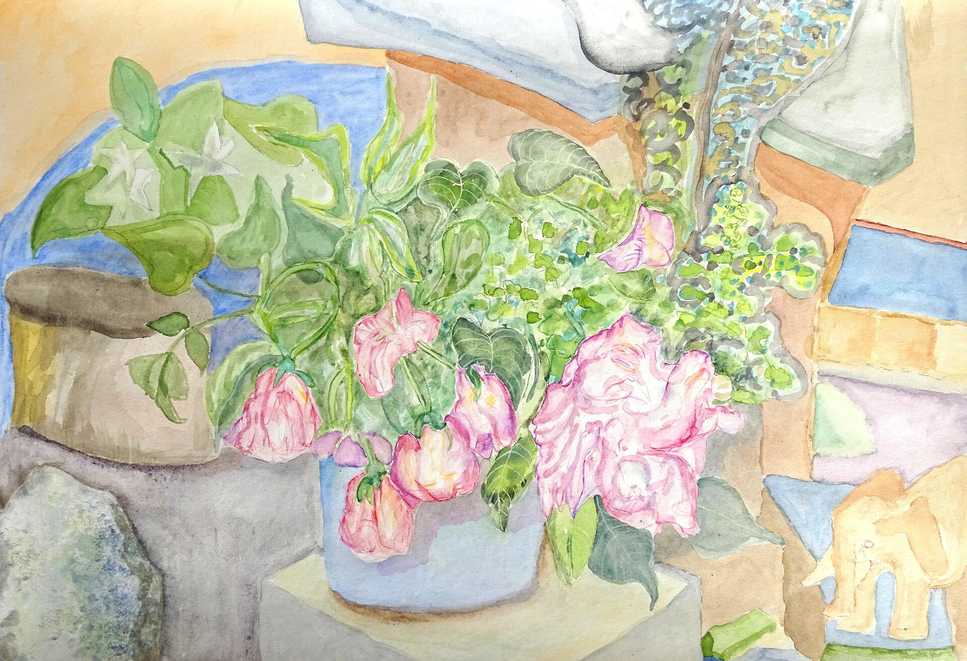 Wolfgang Bittkau - Stilleben mit Blumenstrauß 1