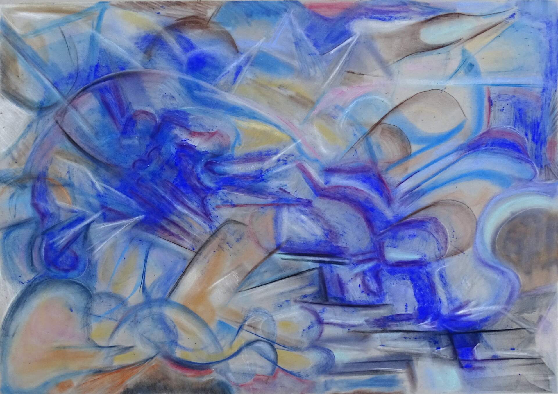 Wolfgang Bittkau - Blaue Komposition