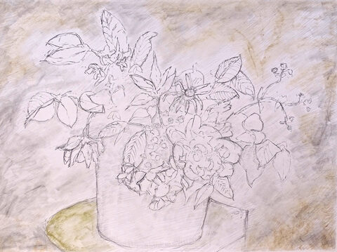 Wolfgang Bittkau - Stilleben mit Blumen